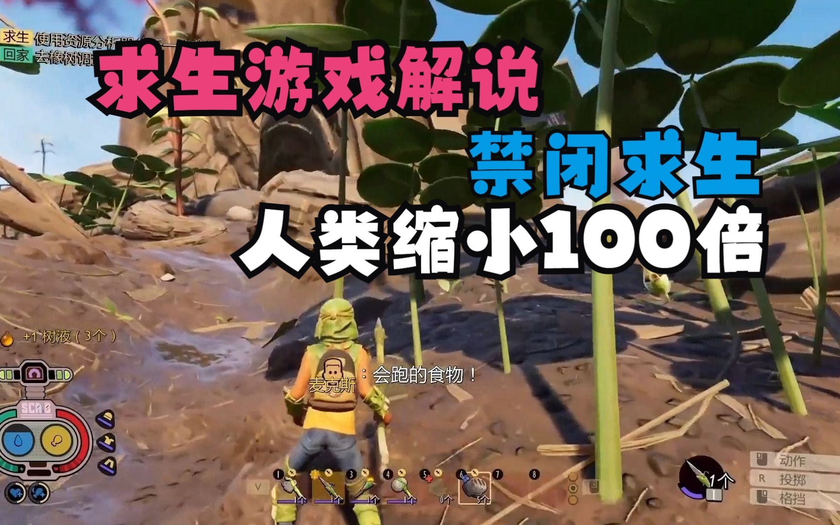 【游戏解说】禁闭求生,人类变得跟昆虫大小,怎么在丛林活下来呢