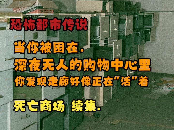 【恐怖都市传说】20年前,当你被困在深夜的购物中心里...哔哩哔哩bilibili