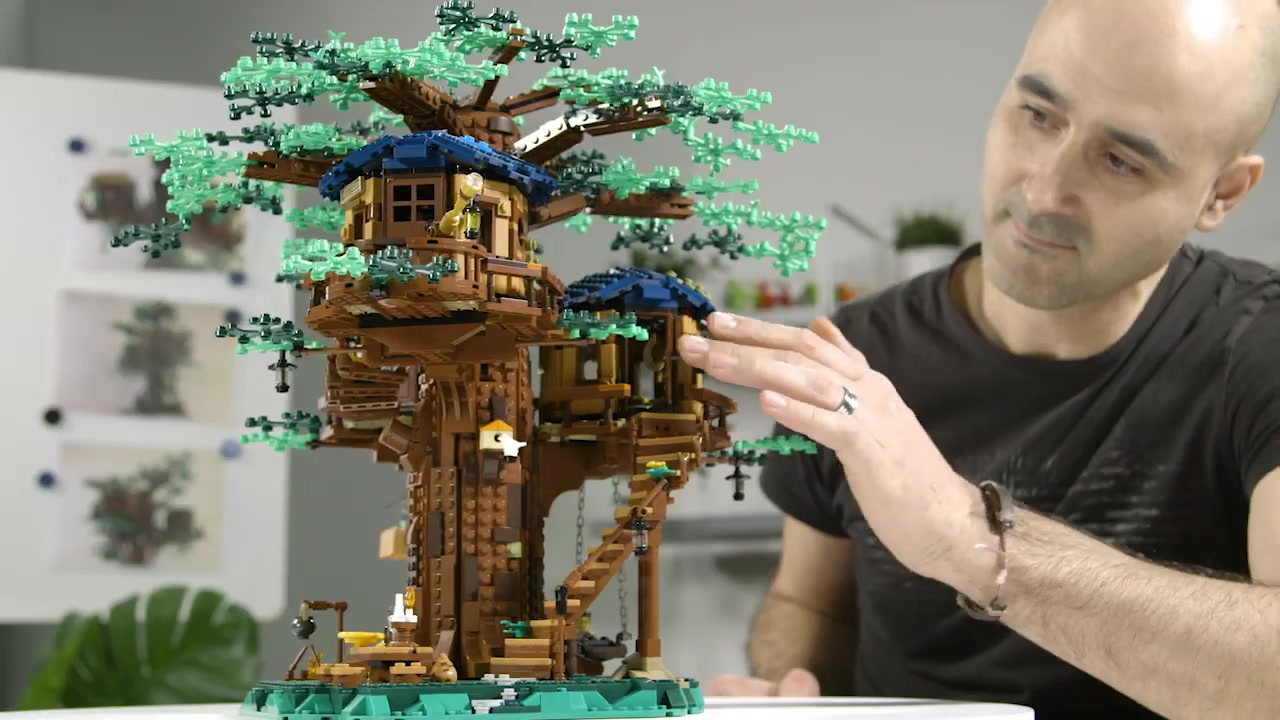 lego ideas 樹屋 tree house 21318 設計師視頻