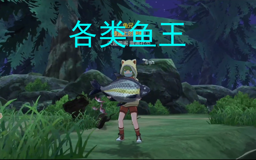 小森生活鲤鱼王各种鱼王
