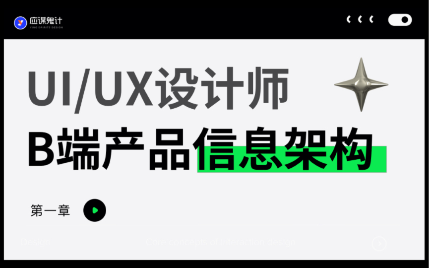 大厂设计专家教你如何做B端产品的信息架构设计哔哩哔哩bilibili