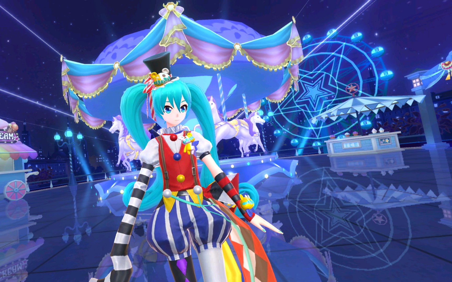 《初音未来:梦幻歌姬》活动小丑mv欣赏_哔哩哔哩 (゜-゜)つロ 干杯