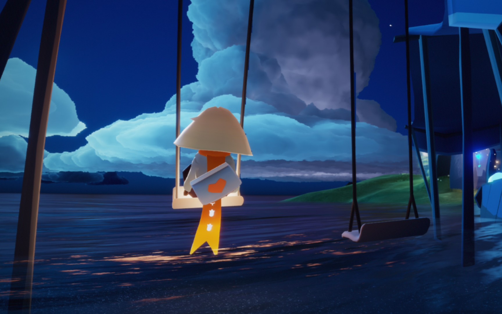 光遇b服共号(长期)有围巾秋千