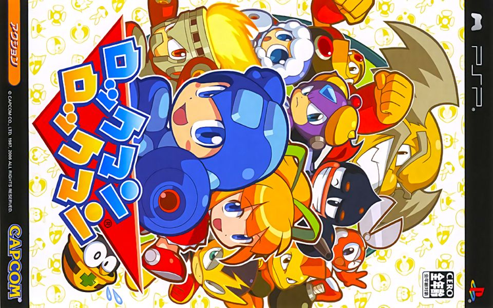 psp游戏图签0042-洛克人q版