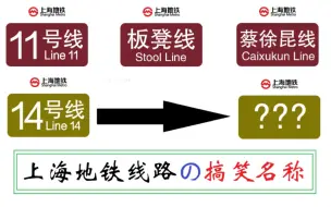 Download Video: 上海地铁部分数字线路“趣味”文字名称，你猜猜有哪些？