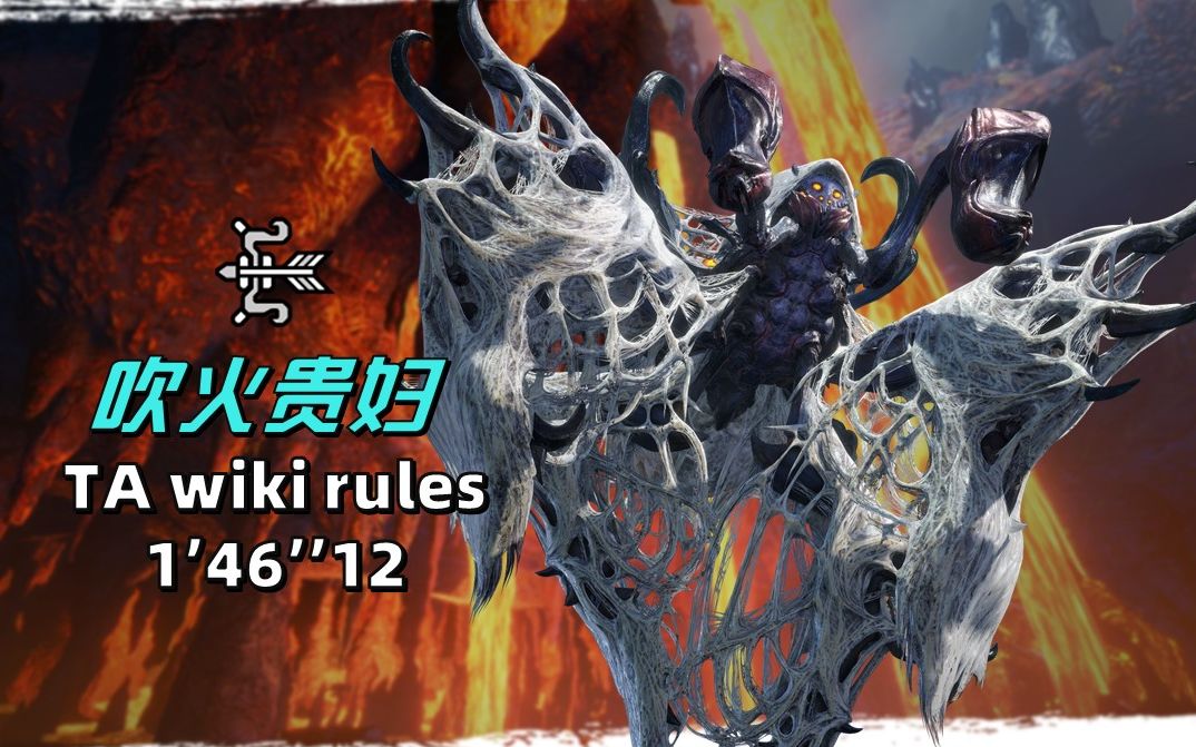 【mhr/pc】弓箭 ta规则 妃蜘蛛 1分46秒