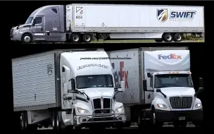 Descargar video: 【北美卡车】Kenworth T680 与 International LT FedEx Swift | 对比 卡车识别 40124