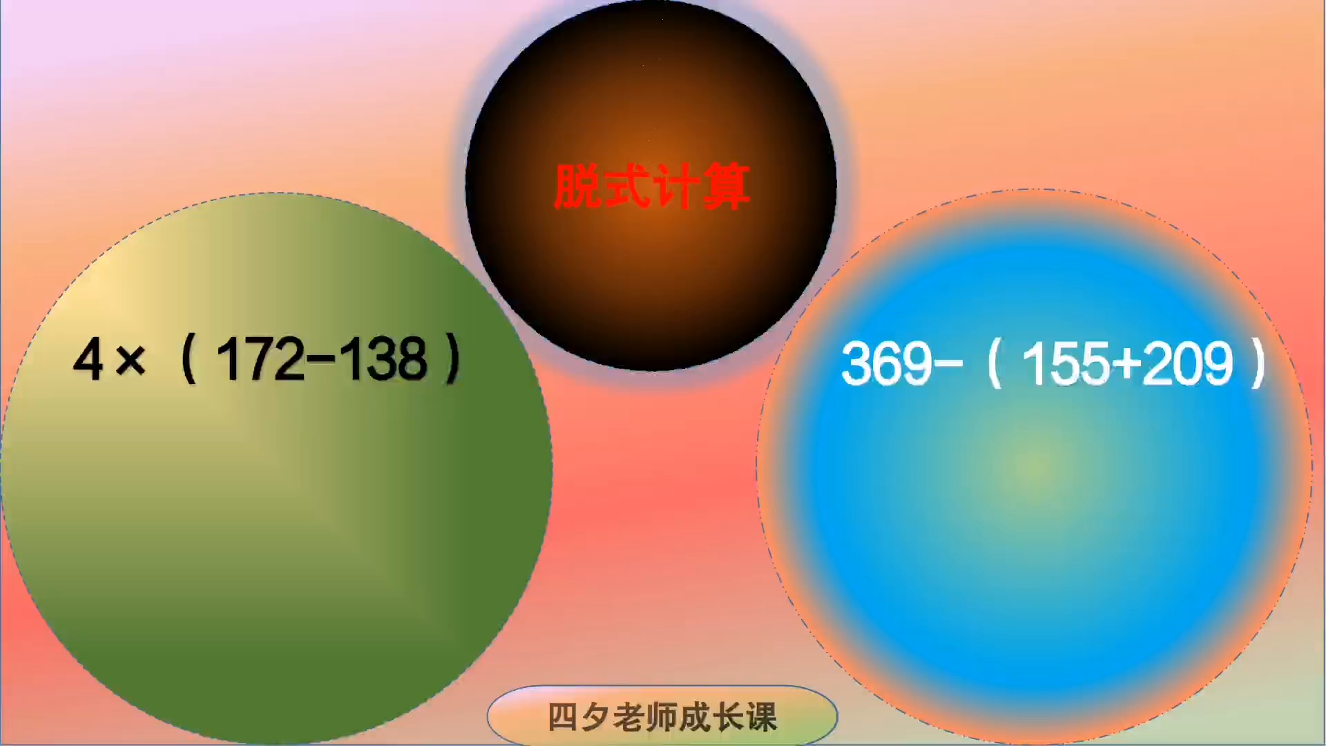 三年级数学:两道有小括号的脱式计算哔哩哔哩bilibili