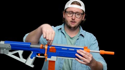 The Most Realistic NERF Bolt-Action Sniper Rifle: The Wrenfield