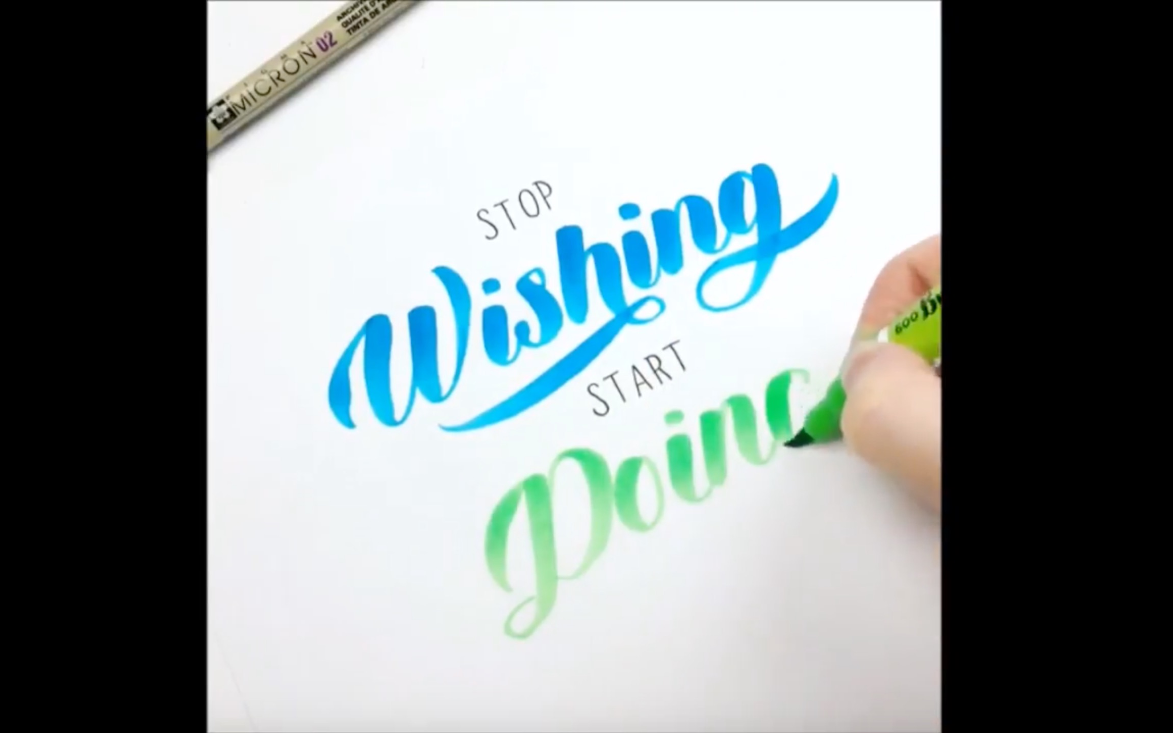 【Brush Lettering】英文还能这么玩?最令人满意的英文书法合集哔哩哔哩bilibili