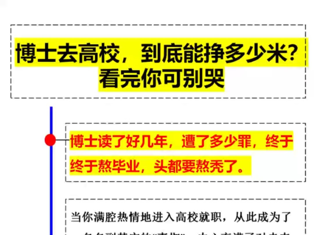 博士去高校,到底能挣多少米?看完你可别哭~#硕博研究生#高校#博士哔哩哔哩bilibili