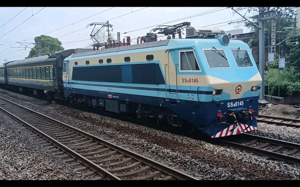 邵若燕ss80145牵引k511进衡阳站