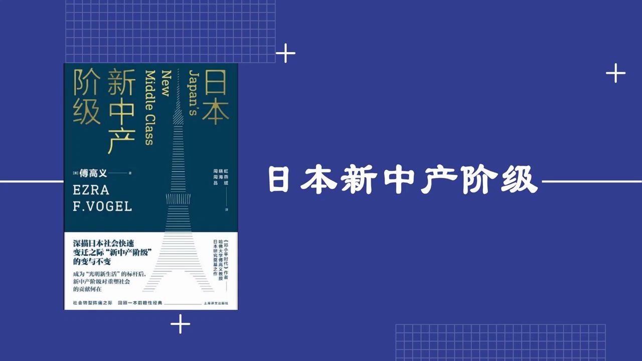 解读书籍《日本新中产阶级》哔哩哔哩bilibili