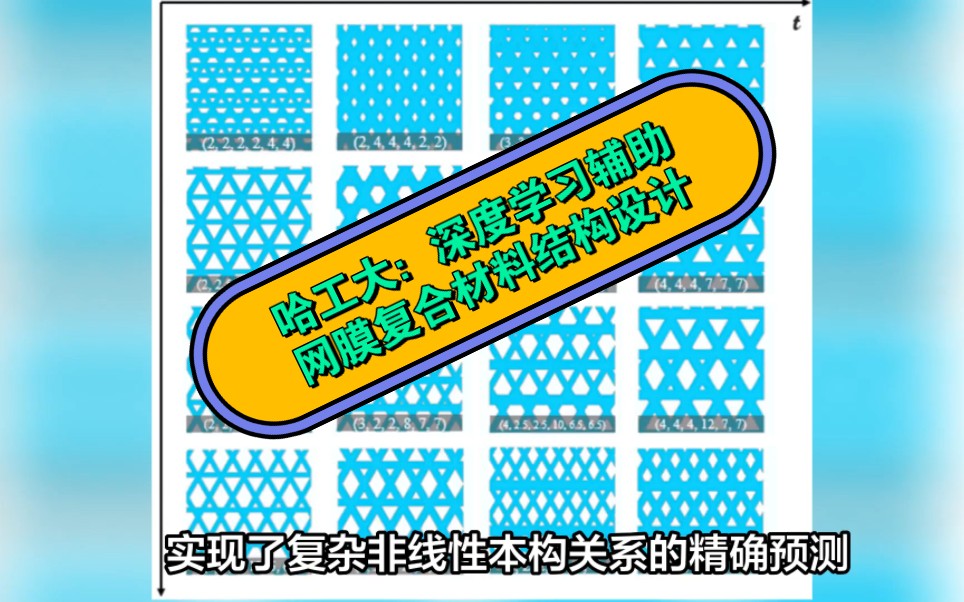 [图]深度学习辅助复合材料网膜结构设计