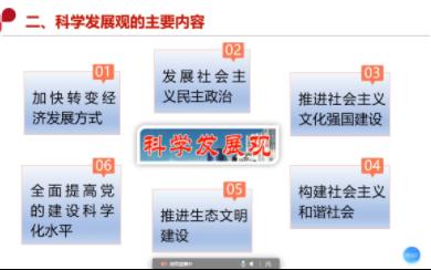 [图]科学发展观的主要内容和历史地位