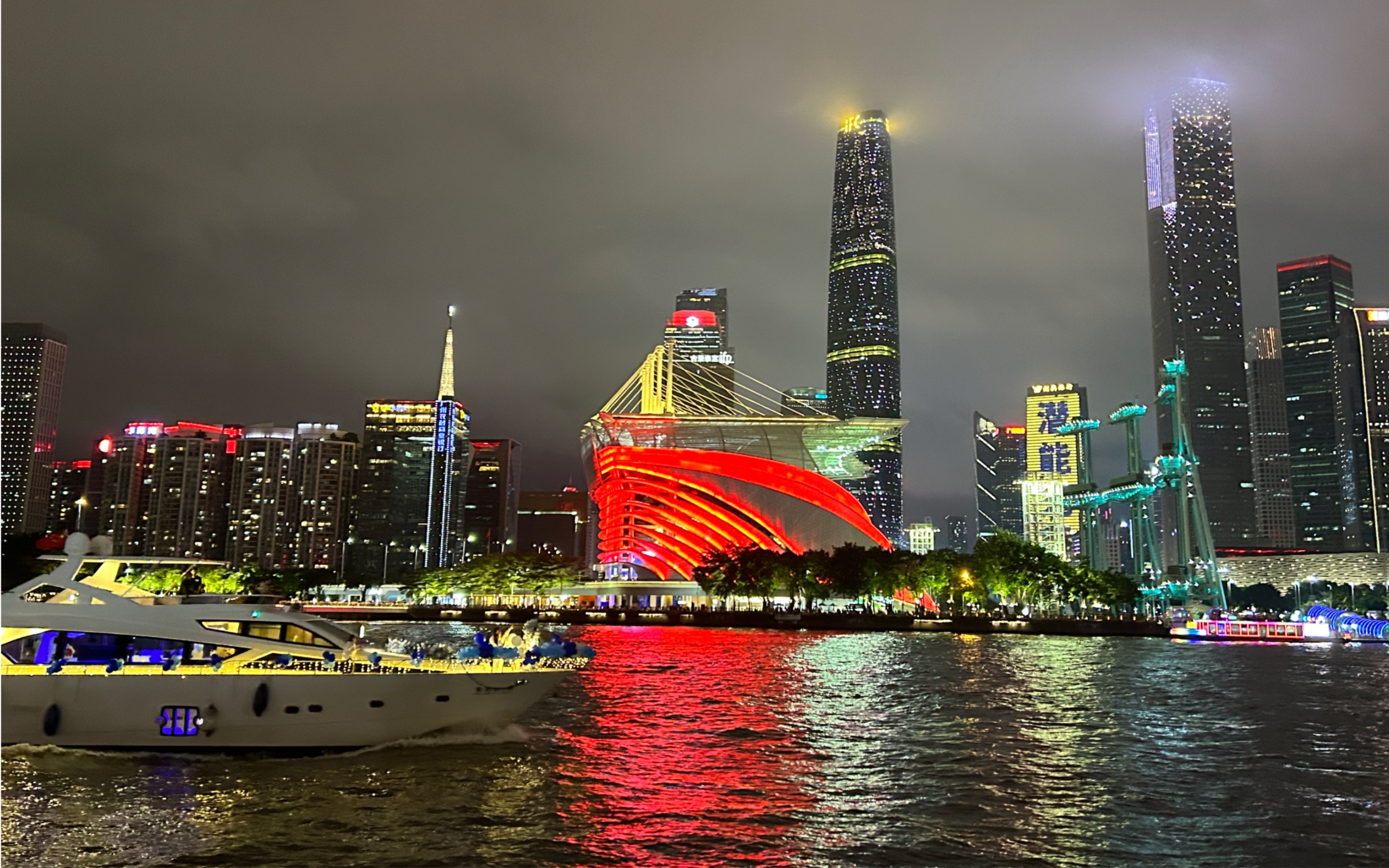 广州珠江夜游图片风景图片