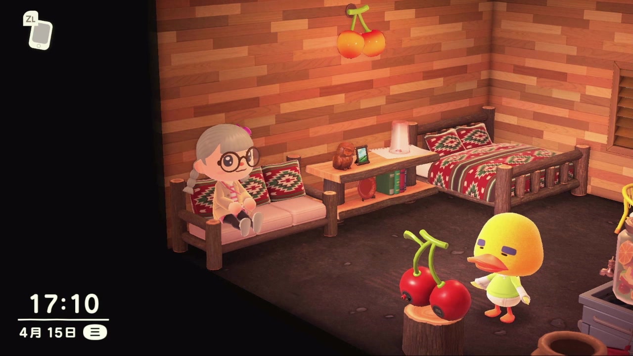 【动物之森】去李察家做客,竟然唱歌给我听,太可爱了