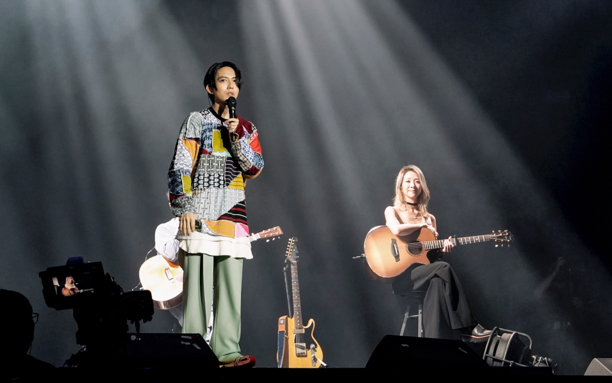 [图]【林宥嘉】澳门idol演唱会《说谎》，祝你不只是那天幸福的新娘，我希望我们可以相爱到永远。