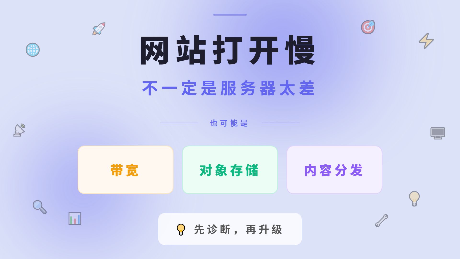 网站打开慢,不一定是服务器太差:带宽、COS、CDN 可能才是关键
