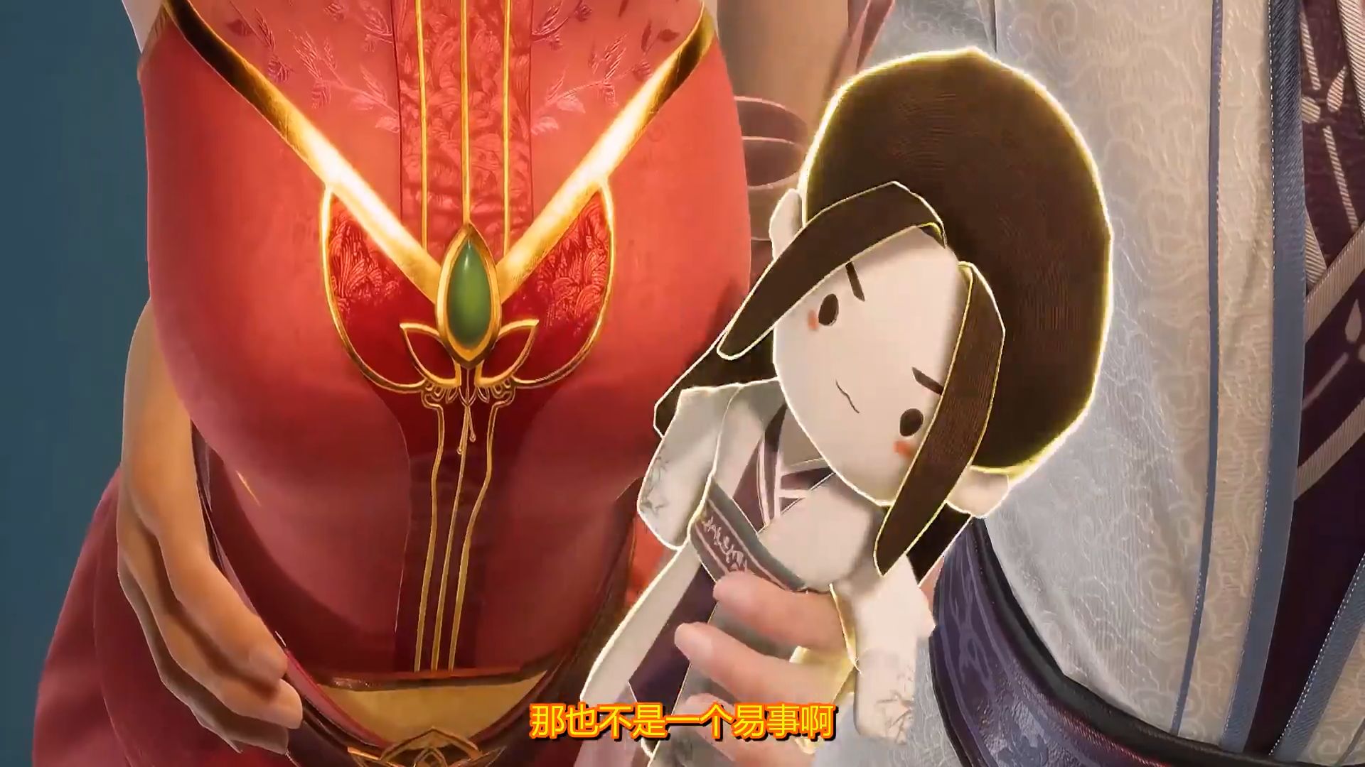 书灵记:这雕像立的也太烂了!子曰大师有这么难看吗!难怪要塌啊