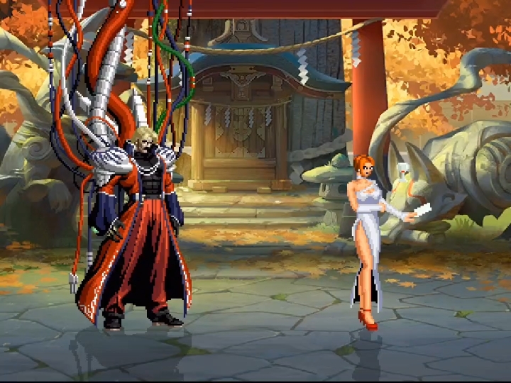 拳皇mugen:卢卡尔vs女牌