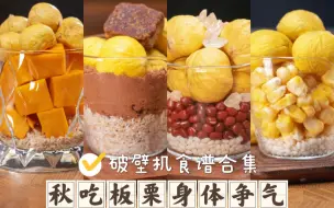 Download Video: 破壁机推荐｜板栗食谱合集｜🌰秋天的金果果❗️