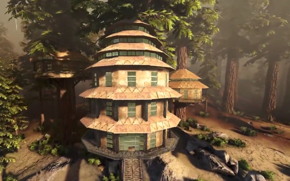 方舟生存进化建筑师之如何建造一个圆形树屋