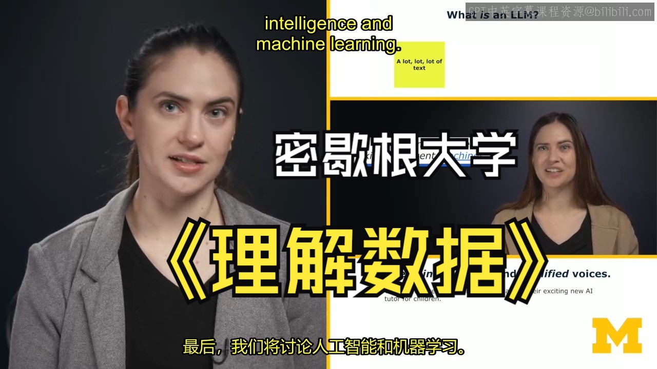 密歇根大学:理解数据:导航统计、科学和AI,Understanding Data: Navigating Statistics, Science, and AI哔哩哔哩bilibili