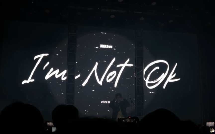 xmaswu吴骜《im not ok》"全部都是我以为,只是自己 一人掉眼泪"
