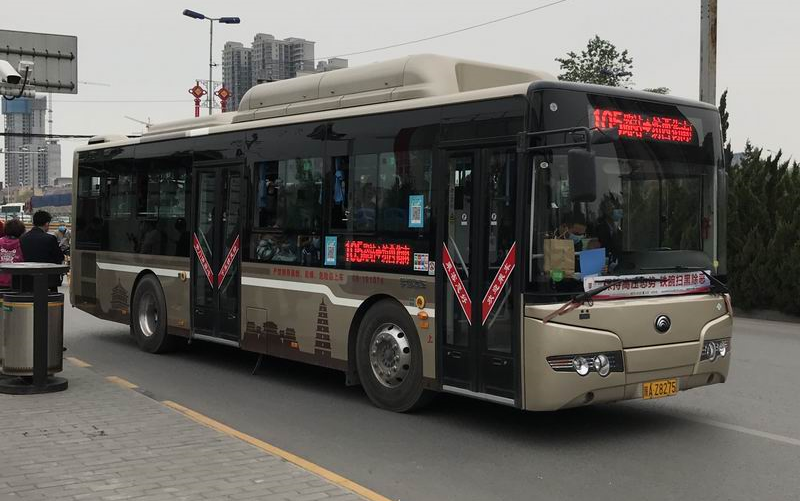 【mygen & bus】真·上塬机器——西安公交105路 宇通zk6105hng2 车内