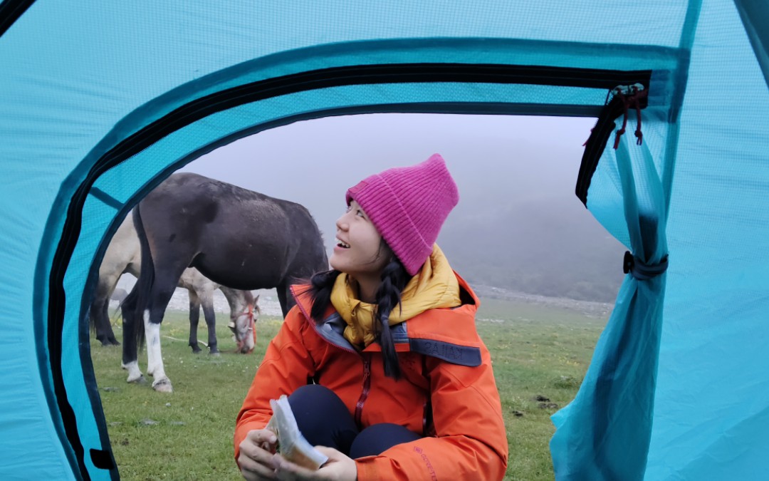 铁头女驴子国庆首次进阶重装完成亚丁大转山