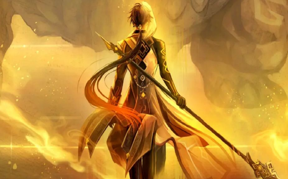 钟离(原神)/半燃剪:只愿荡涤四方,护得浮世一隅