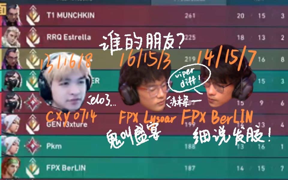 【cxy&FPX Lysoar&FPX BerLIN】怪声怪气留一手|有朋友|无间道?|细说发胶1019切片电子竞技热门视频