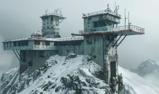 Скачать видео: 末世逃亡，在雪山之巅找到一处废弃的瞭望塔，是一个很棒的安全屋，听暴风雪声睡眠失眠助眠白噪音，缓解焦虑|专注|学习自习|冥想|阅读