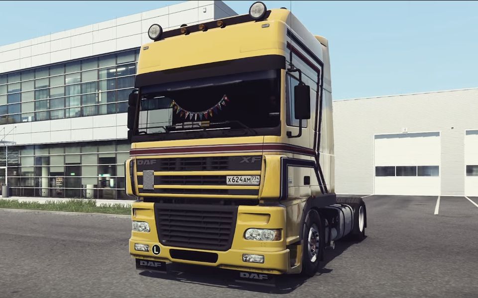 欧卡2mod最好的xf95v大的达夫xf95dafxf95ets2mod144