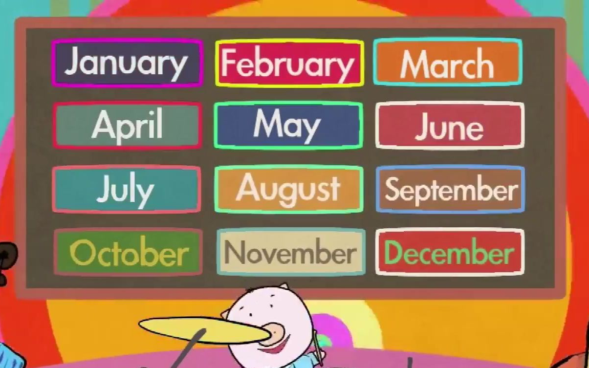 [图]Months of the Year Song