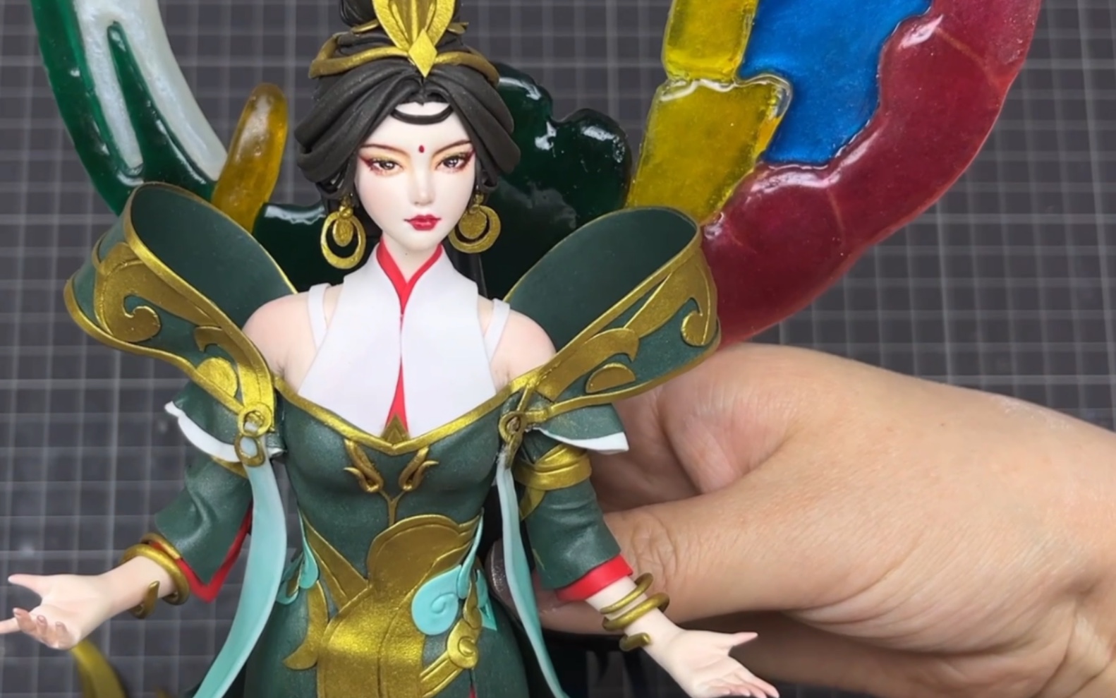 用粘土挑战制作王者荣耀女娲补天