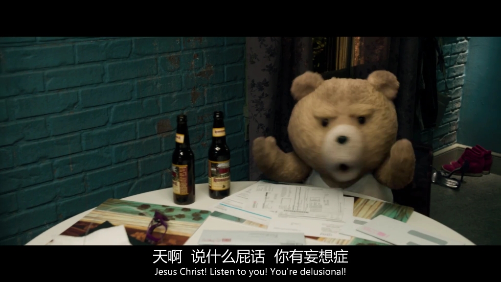 电影泰迪熊2争吵片段