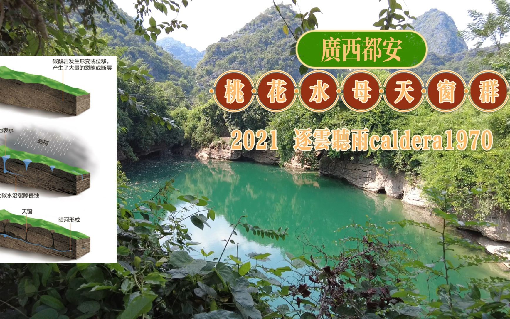 广西都安 桃花水母天窗群 可惜没有看到珍贵的桃花水母