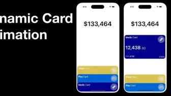 SwiftUI创建动态卡片动画