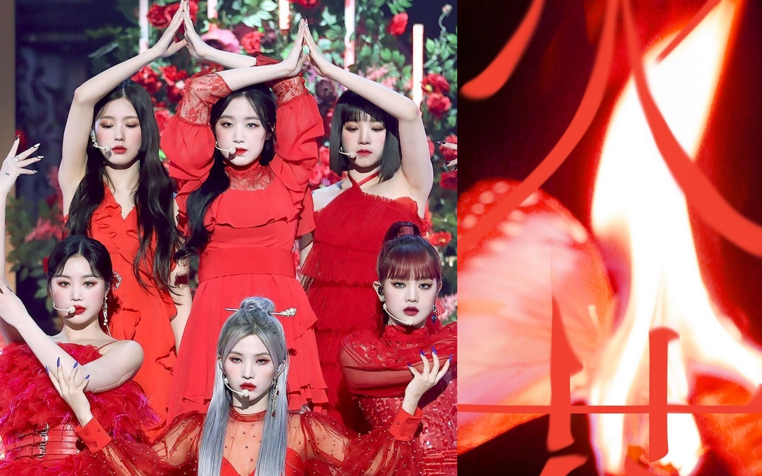 (g)-idle-hwaa/火花/居家翻跳#追星女孩在线翻跳自己爱豆的舞蹈