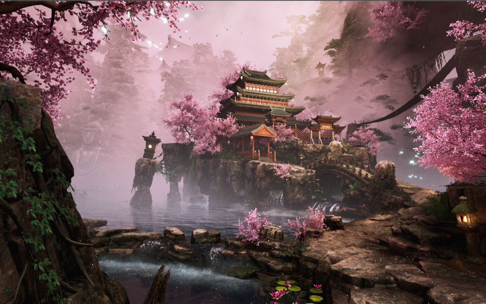 [图]ue4全流程场景《桃源》