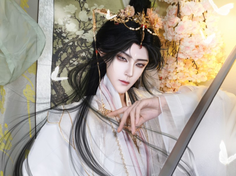 “身在无间,心在桃源.”【泽光君|《天官赐福》谢怜花神cos】哔哩哔哩bilibili