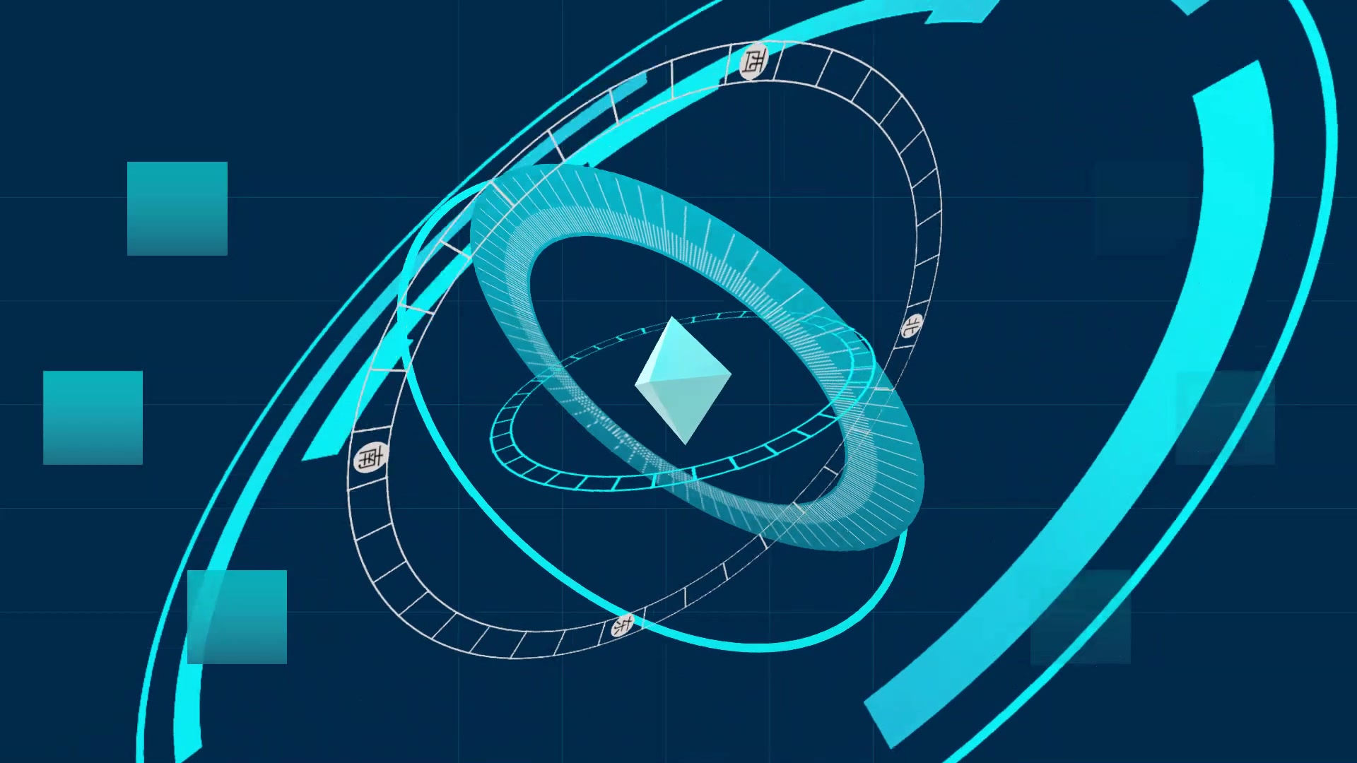 ppt创意动画之3d科技风小动画