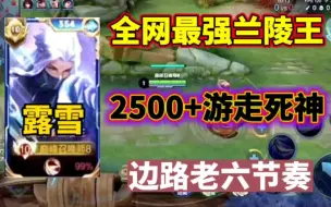 Descargar video: 全网最强兰陵王露雪，2500+顶尖游走，太猛了！