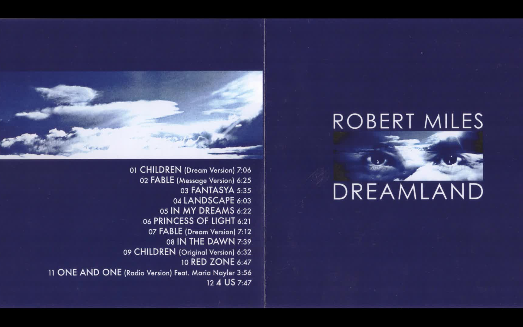 [图]Dream Trance中著名的作品 元老级人物 Robert Miles 巅峰专辑《Dreamland》1996 可惜元老已经不在了...