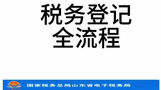 税务登记全流程实操哔哩哔哩bilibili