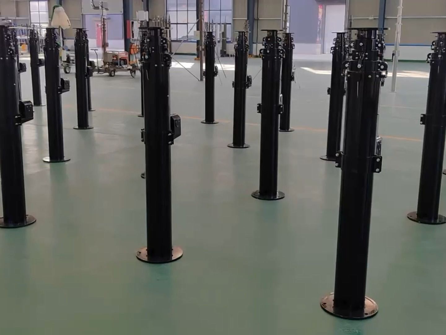 手动升降杆 手摇式升降杆 便携式伸缩杆