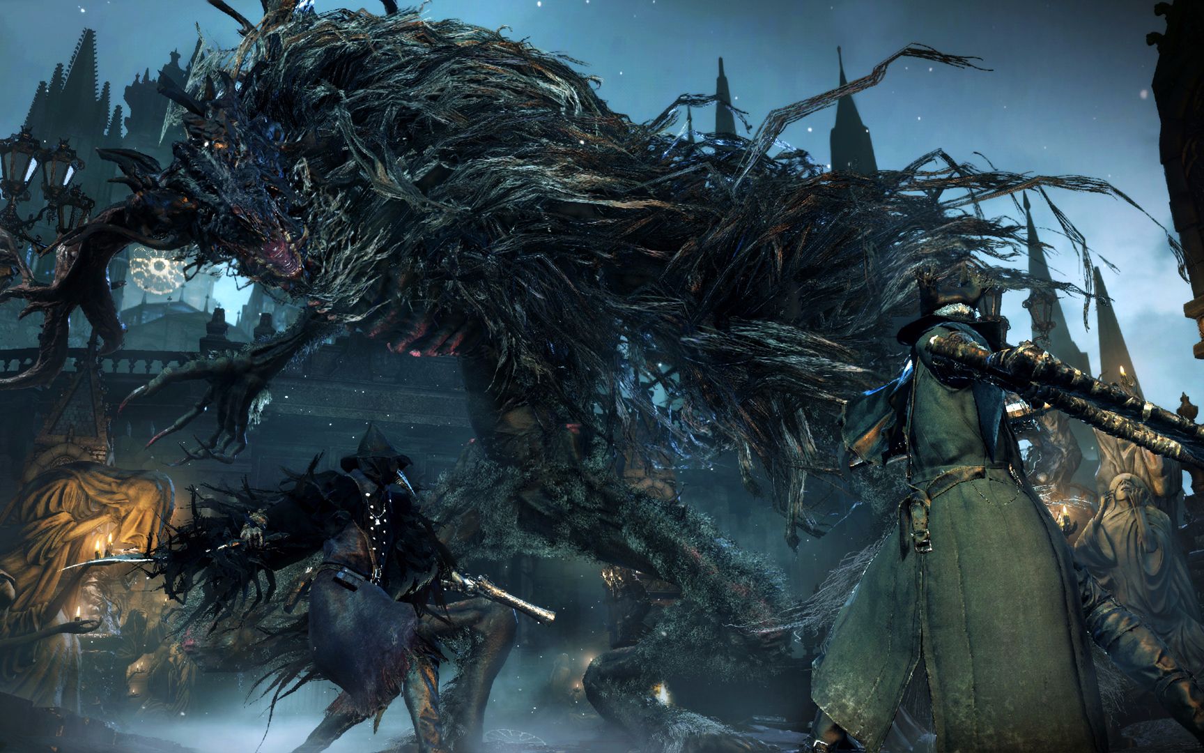 bloodborne64 血源诅咒 地下迷宫随便录 深度5衰弱罗伦城第二层boss