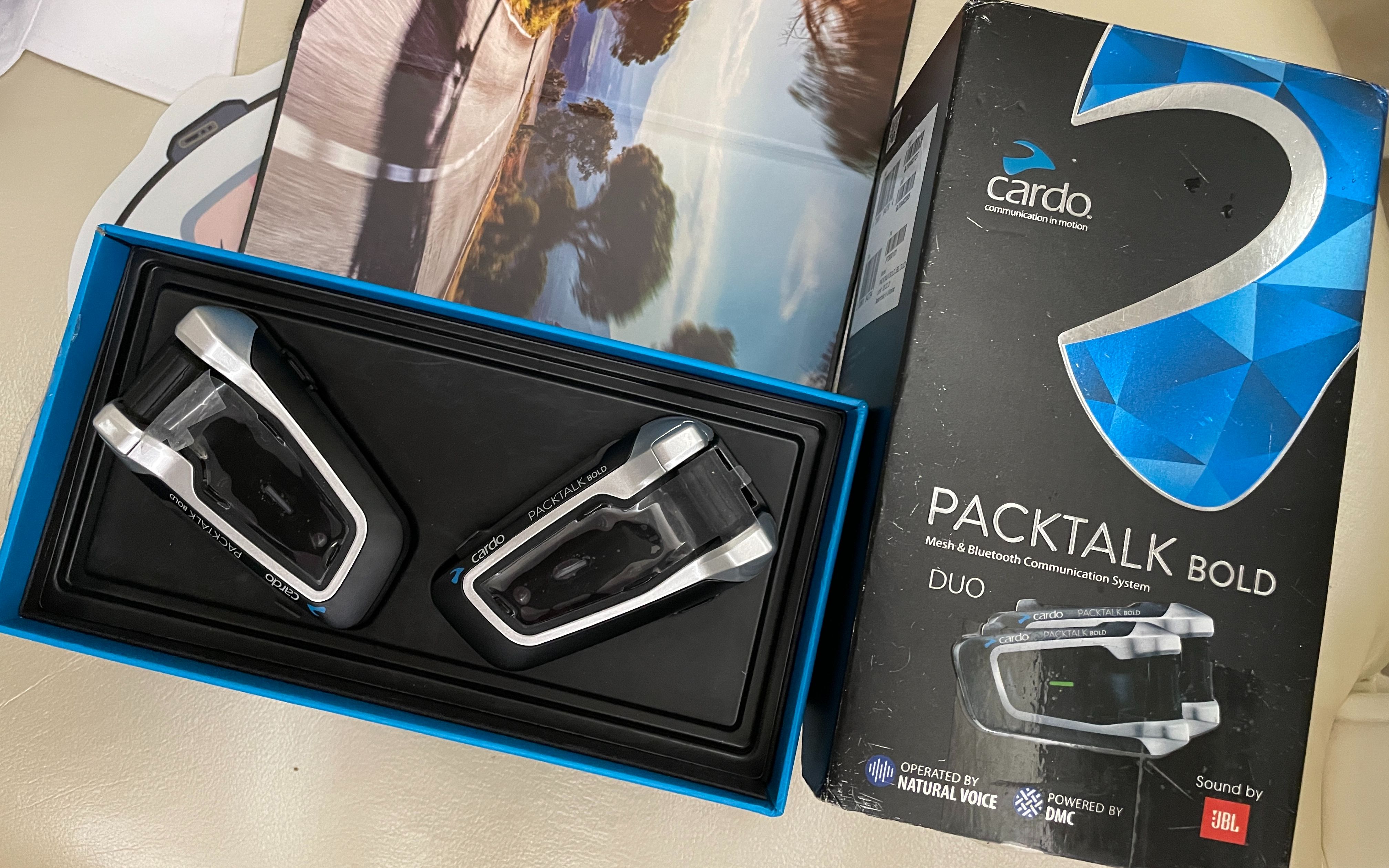 cardo 蓝牙耳机开箱&更新固件